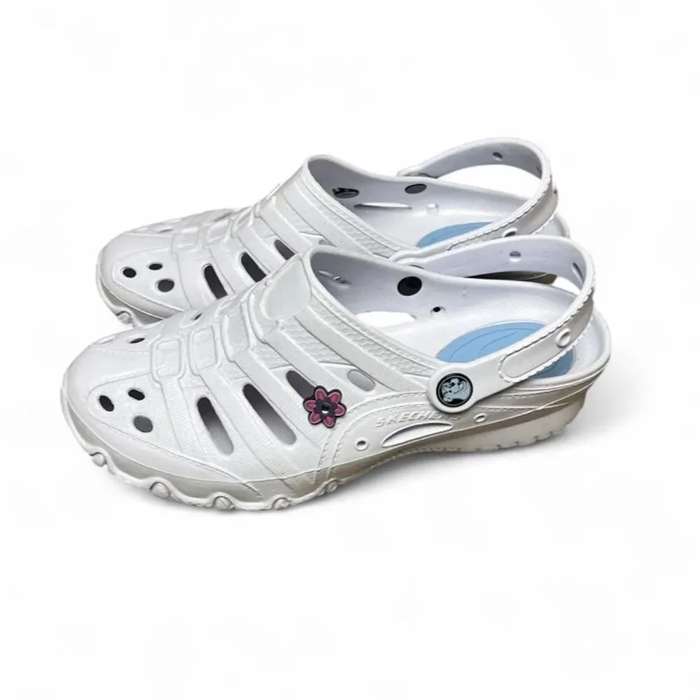 Skechers Women's White Clogs